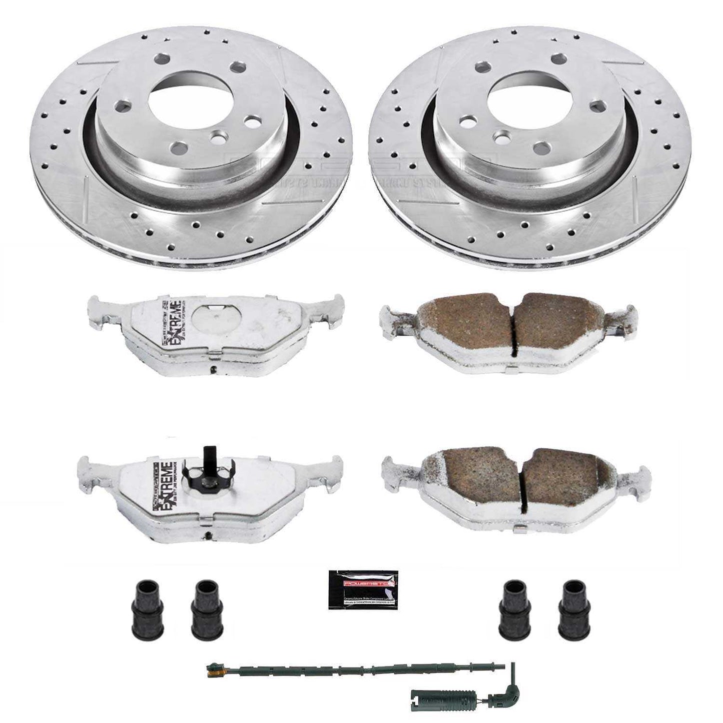 PowerStop Power Stop 2000 BMW 323i Rear Z26 Street Warrior Brake Kit K877-26