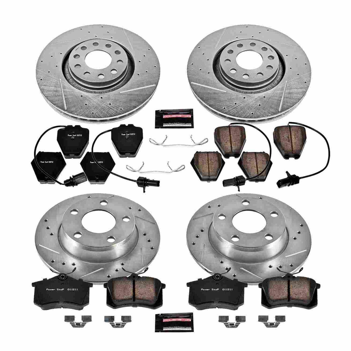 PowerStop Power Stop 00-01 Audi A6 Quattro Front & Rear Z23 Evolution Sport Brake Kit K890
