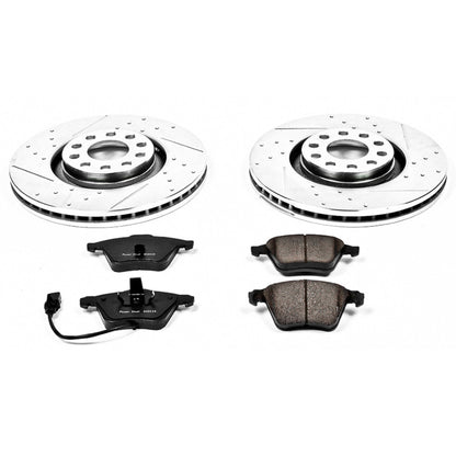 PowerStop Power Stop 02-04 Audi A6 Quattro Front Z23 Evolution Sport Brake Kit K891