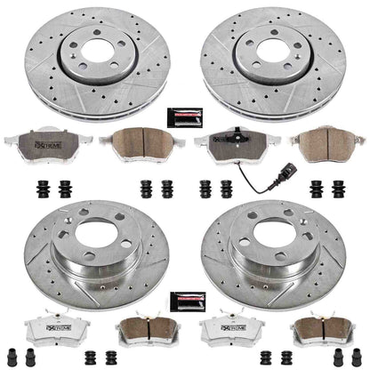 PowerStop Power Stop 99-10 Volkswagen Beetle Front & Rear Z26 Street Warrior Brake Kit K899-26