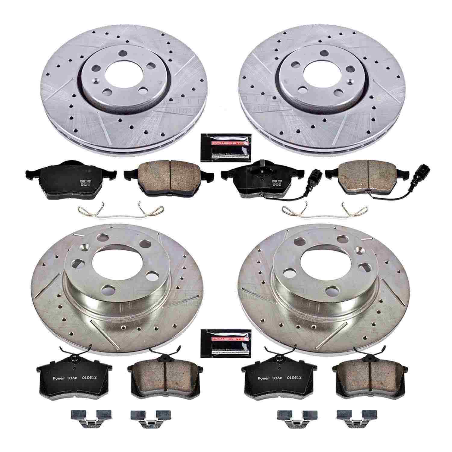 Power Stop 99-10 Volkswagen Beetle Front & Rear Z23 Evolution Sport Brake Kit K899
