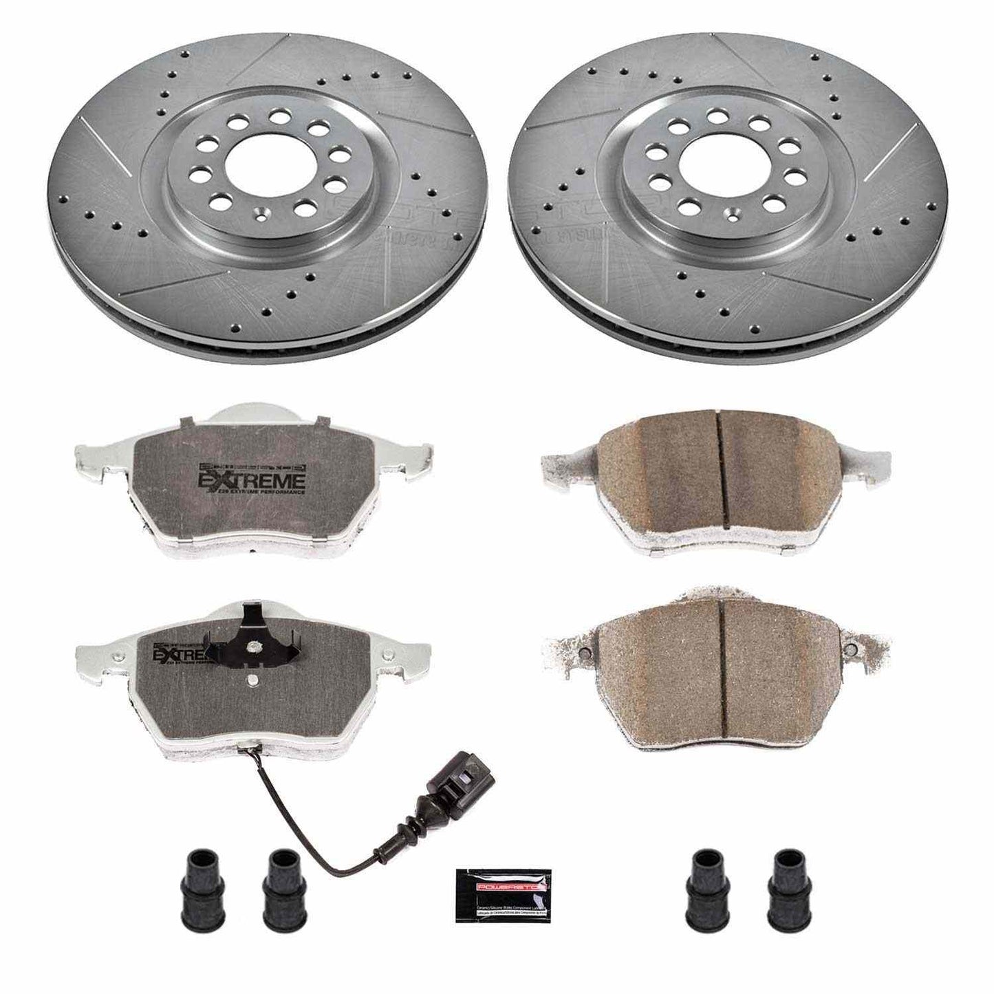 PowerStop Power Stop 99-06 Audi TT Front Z26 Street Warrior Brake Kit K914-26
