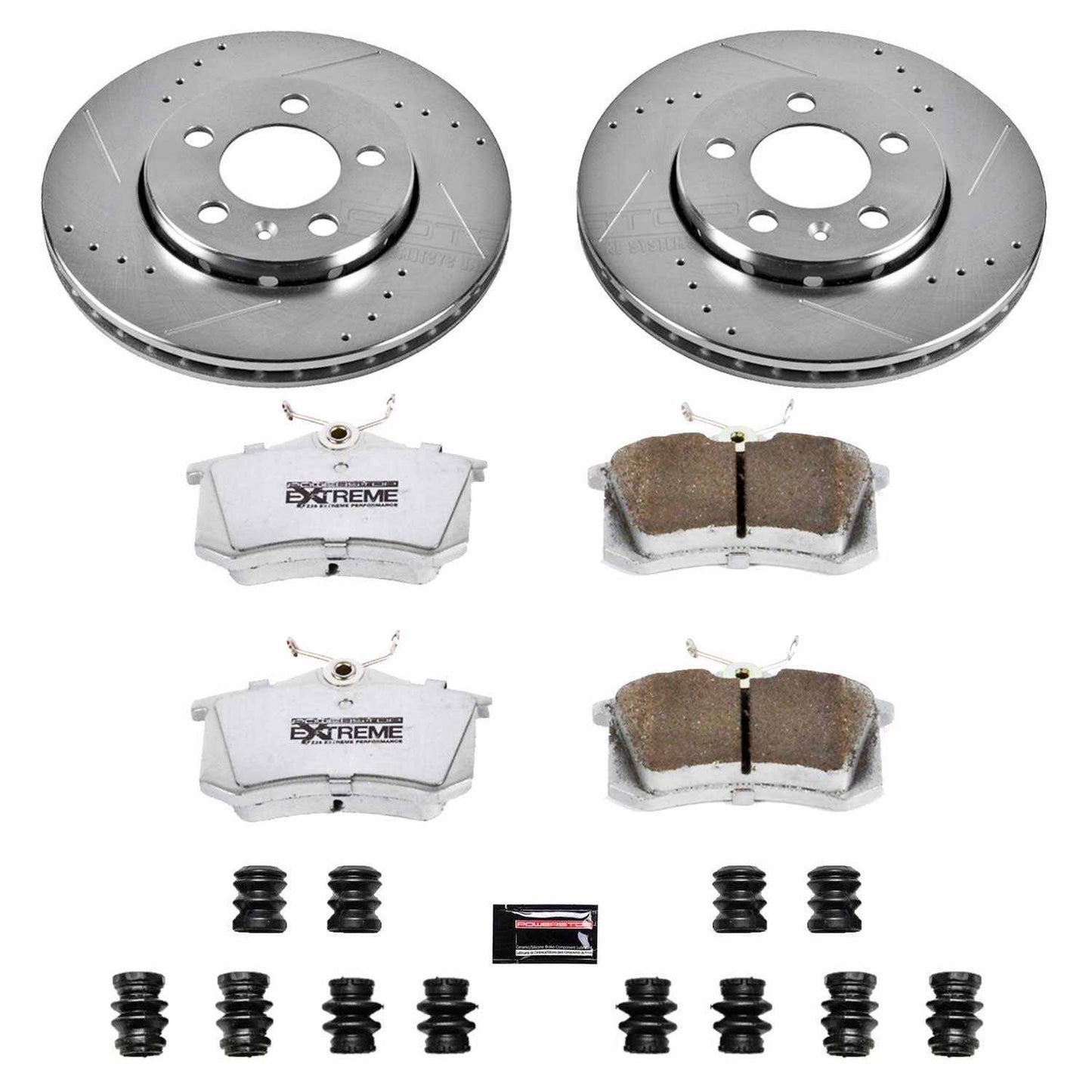 PowerStop Power Stop 00-06 Audi TT Quattro Rear Z26 Street Warrior Brake Kit K920-26
