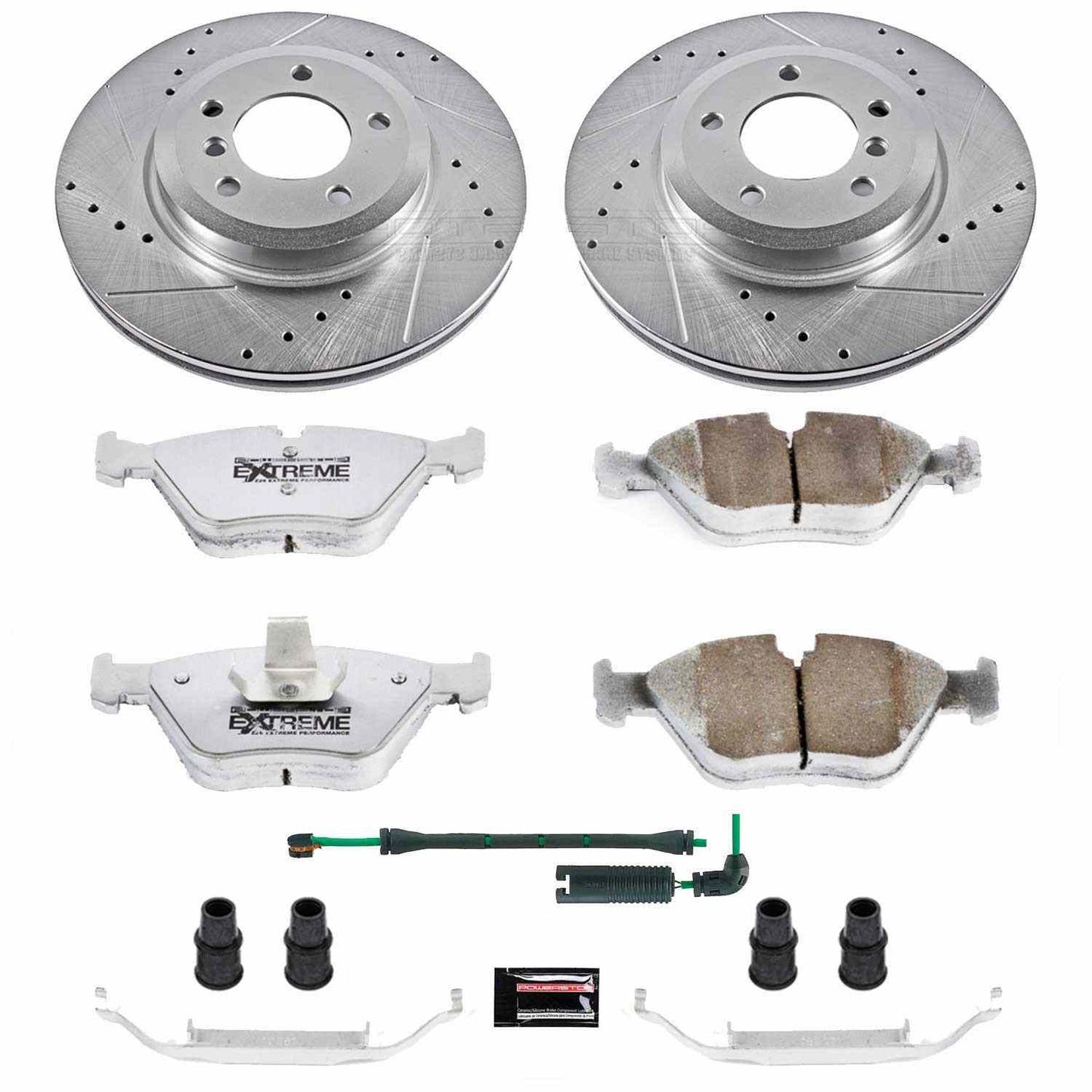 PowerStop Power Stop 01-06 BMW 330Ci Front Z26 Street Warrior Brake Kit K933-26