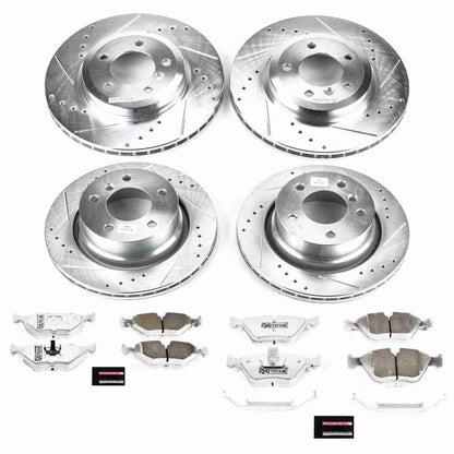 PowerStop Power Stop 06-08 BMW Z4 Front & Rear Z26 Street Warrior Brake Kit K935-26