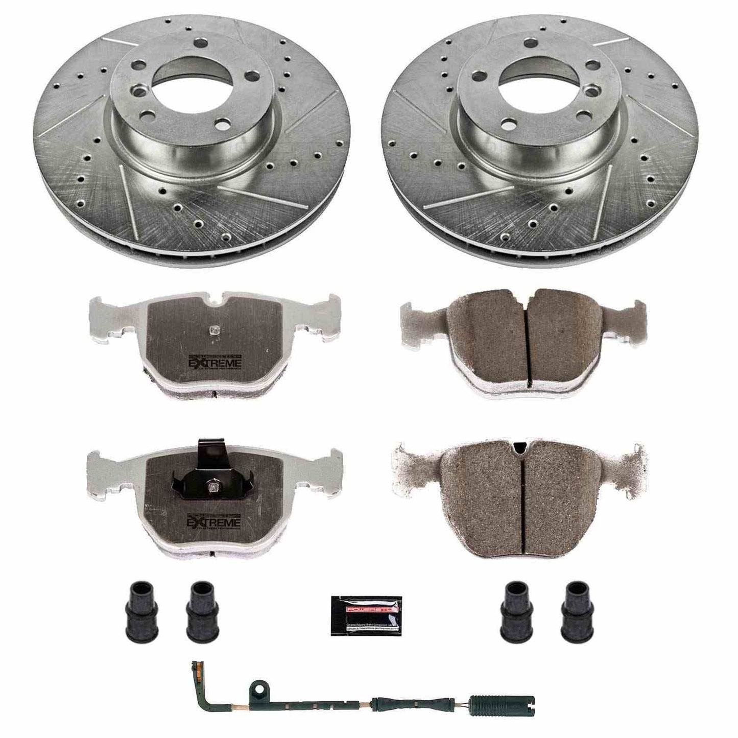 PowerStop Power Stop 01-03 BMW 530i Front Z26 Street Warrior Brake Kit K944-26