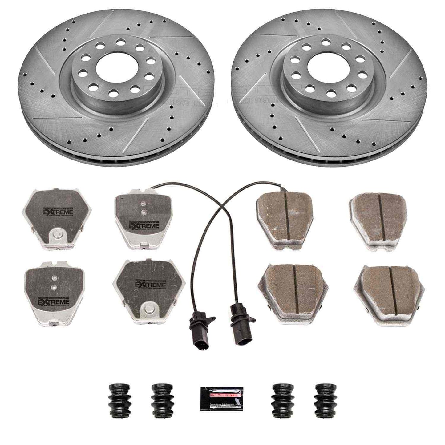 PowerStop Power Stop 00-04 Audi A6 Quattro Front Z26 Street Warrior Brake Kit K948-26