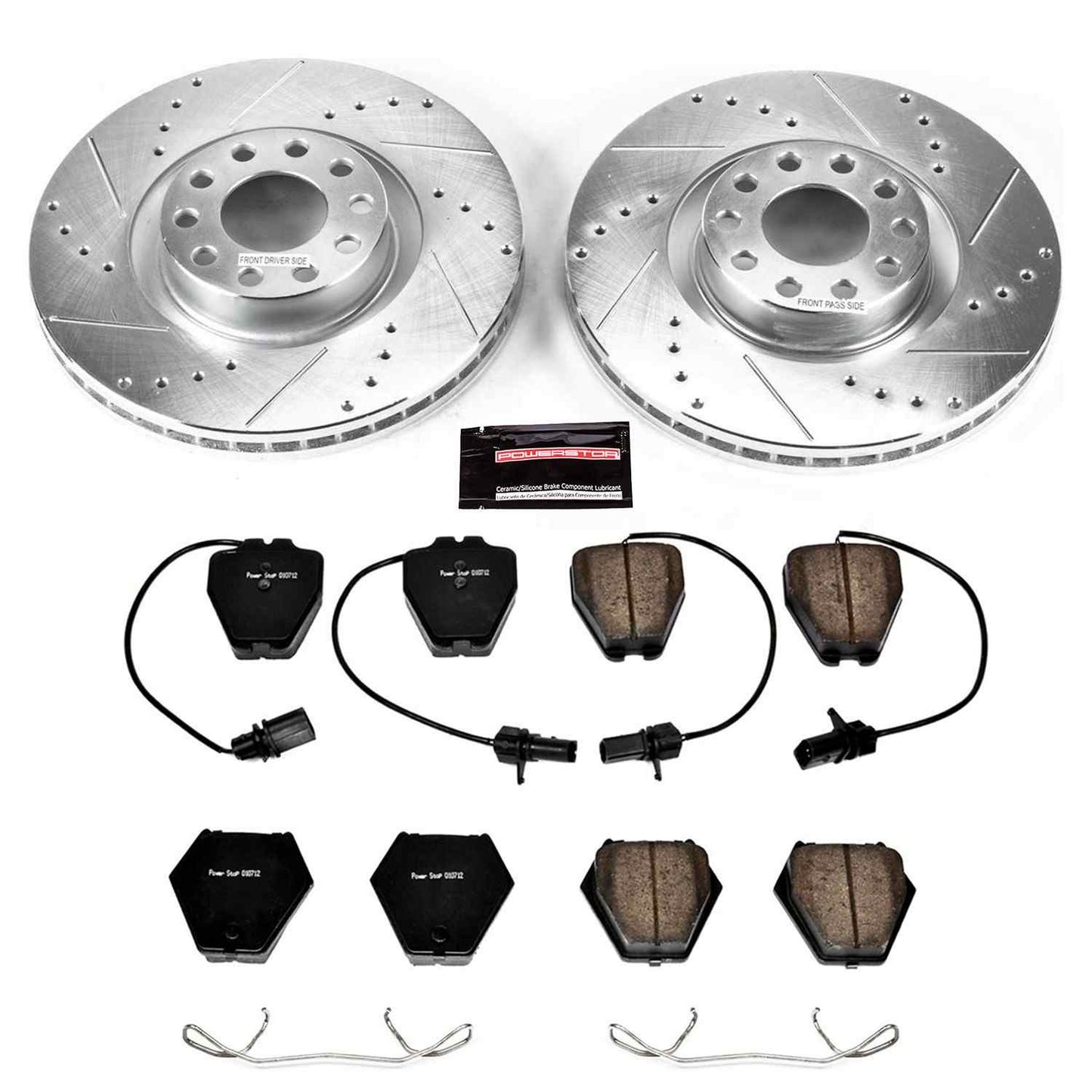 PowerStop Power Stop 00-04 Audi A6 Quattro Front Z23 Evolution Sport Brake Kit K948