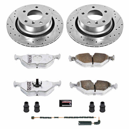 PowerStop Power Stop 03-08 BMW Z4 Rear Z26 Street Warrior Brake Kit K962-26