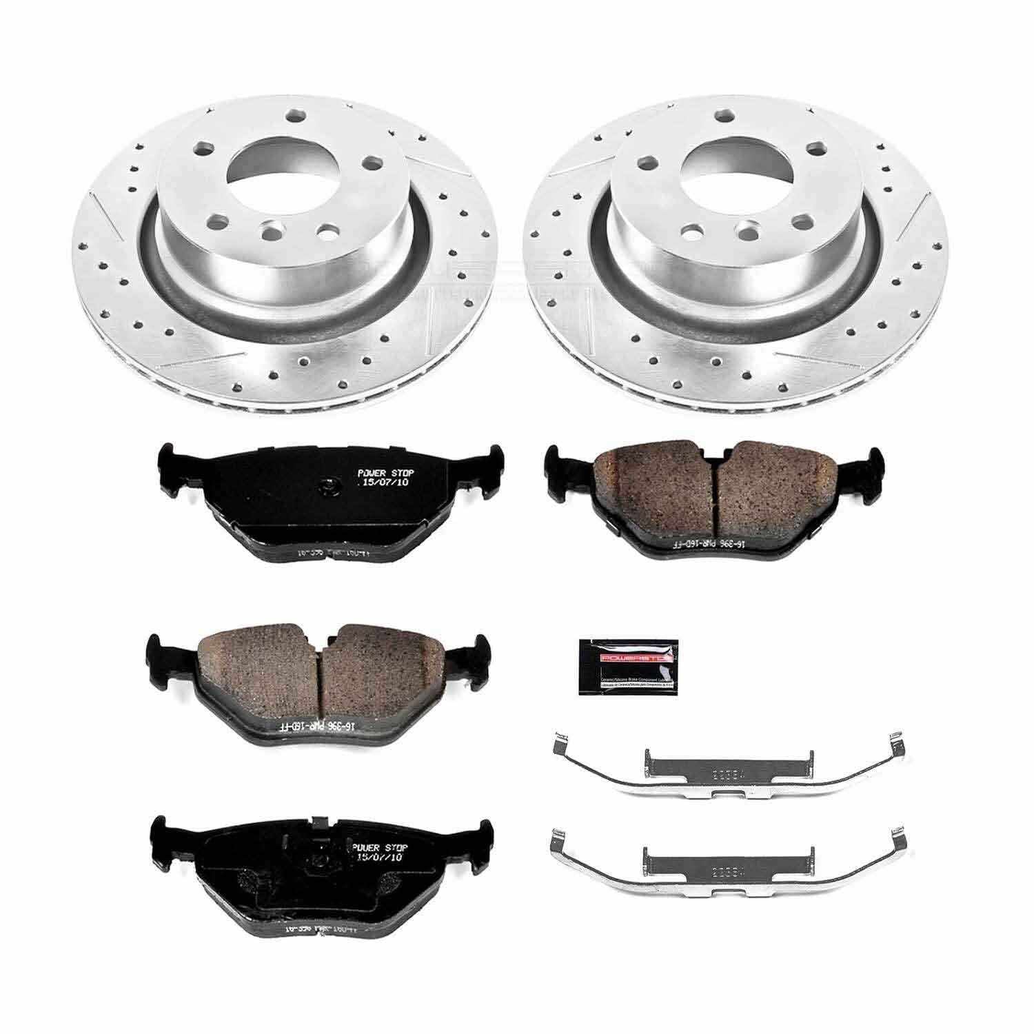 Power Stop 03-08 BMW Z4 Rear Z23 Evolution Sport Brake Kit K962