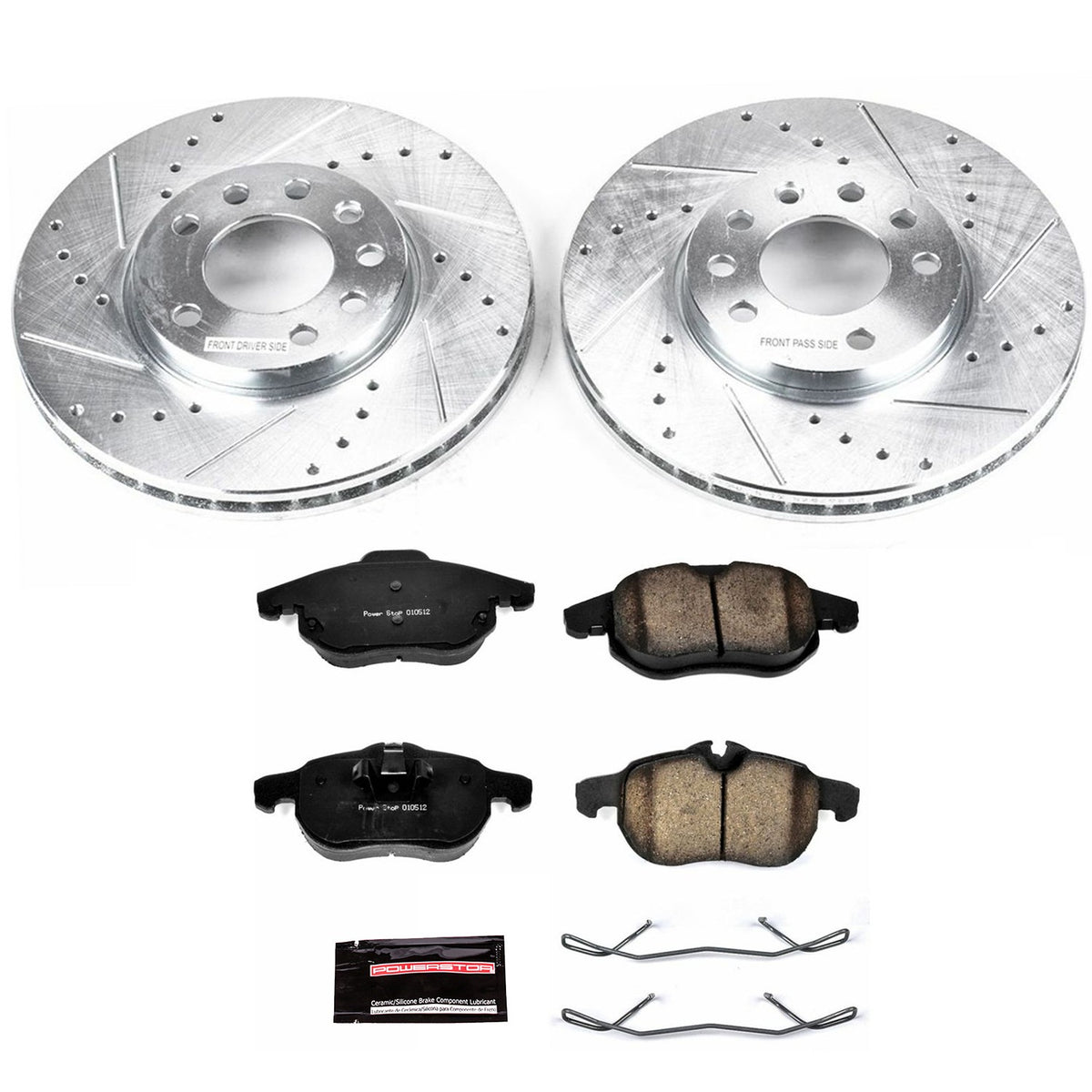 PowerStop Power Stop 03-11 Saab 9-3 Front Z23 Evolution Sport Brake Kit K978