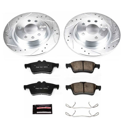 PowerStop Power Stop 03-11 Saab 9-3 Rear Z23 Evolution Sport Brake Kit K981