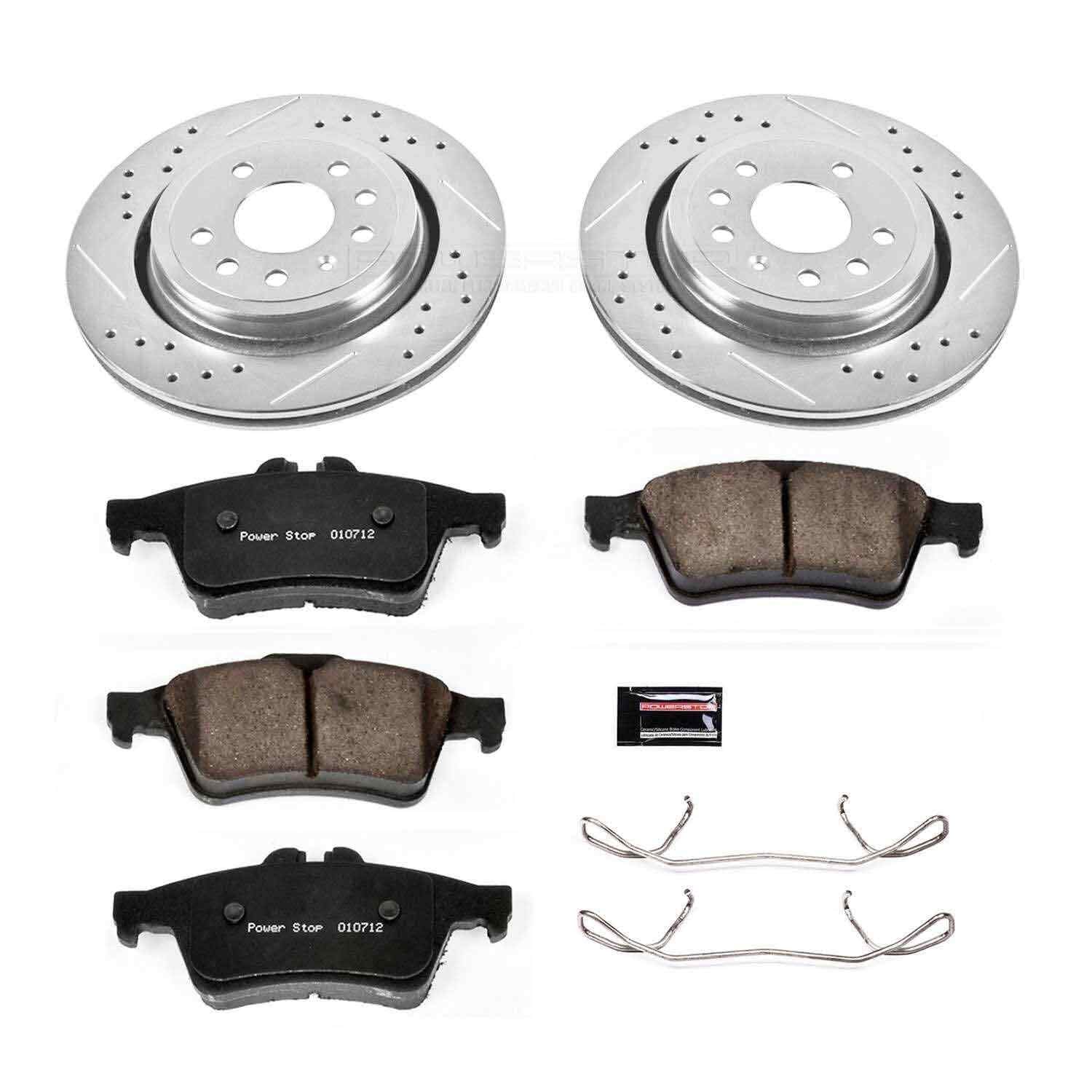 Power Stop 03-11 Saab 9-3 Rear Z23 Evolution Sport Brake Kit K983