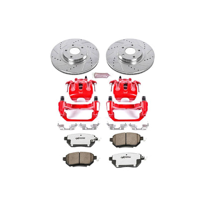 PowerStop Power Stop 03-05 Nissan Murano Front Z26 Street Warrior Brake Kit w/Calipers KC091A-26
