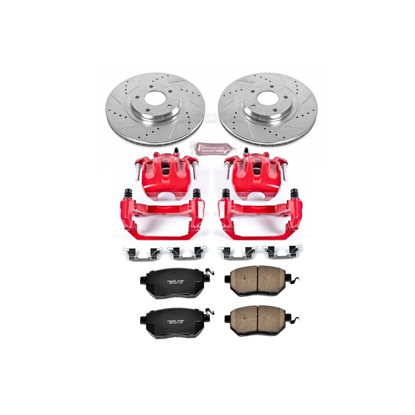 PowerStop Power Stop 03-05 Nissan Murano Z23 Evolution Kit w/ Calipers - Front KC091A