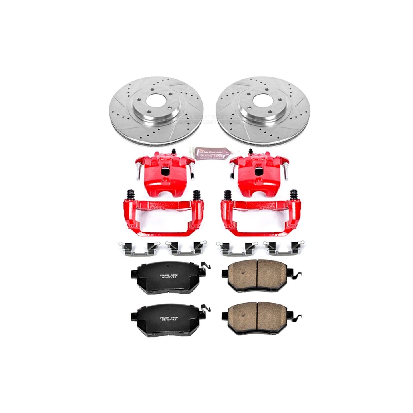 PowerStop Power Stop 04-06 Nissan Maxima Z23 Evolution Kit w/ Calipers - Front KC091