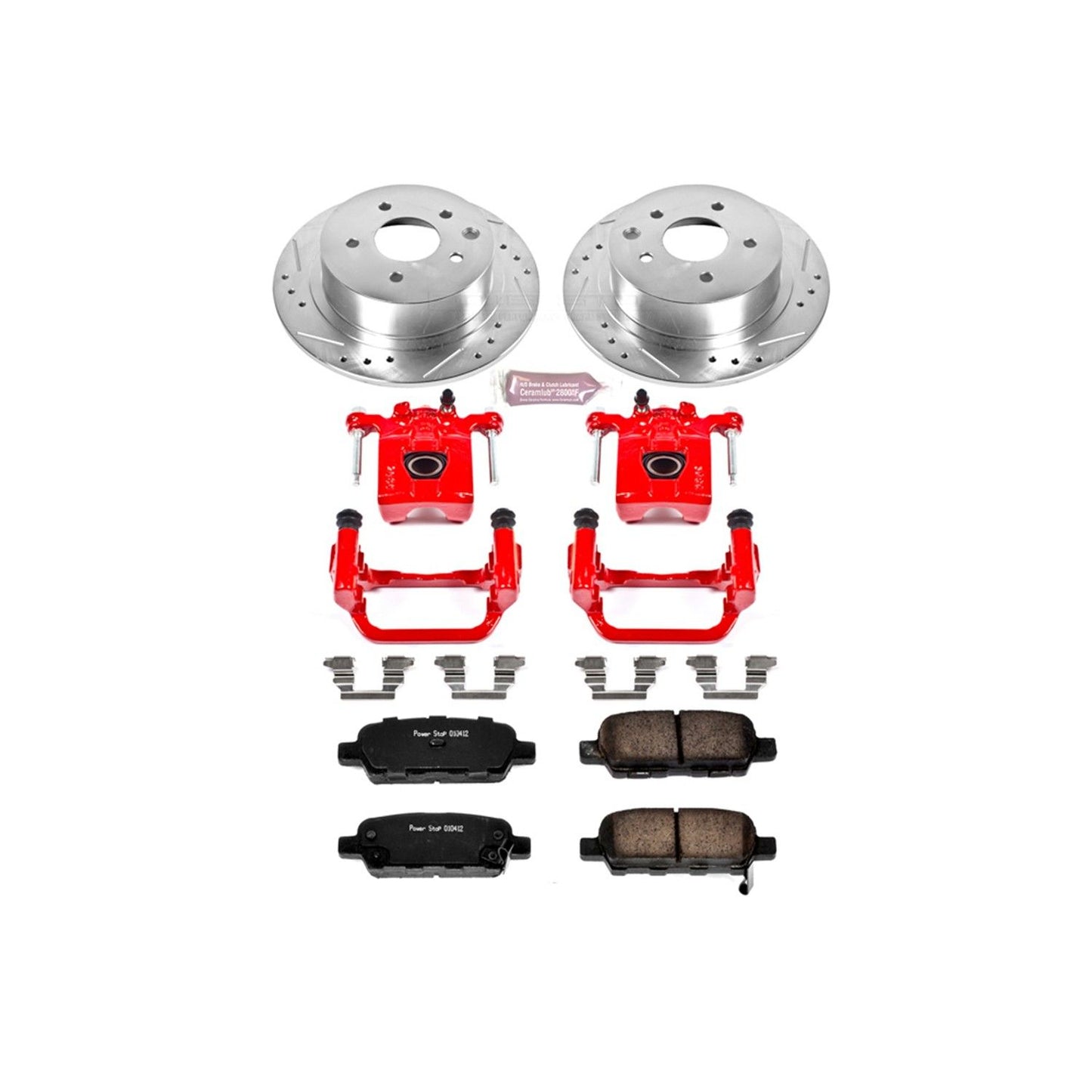 PowerStop Power Stop 10-12 Nissan Altima Z23 Evolution Kit w/ Calipers - Rear KC098A