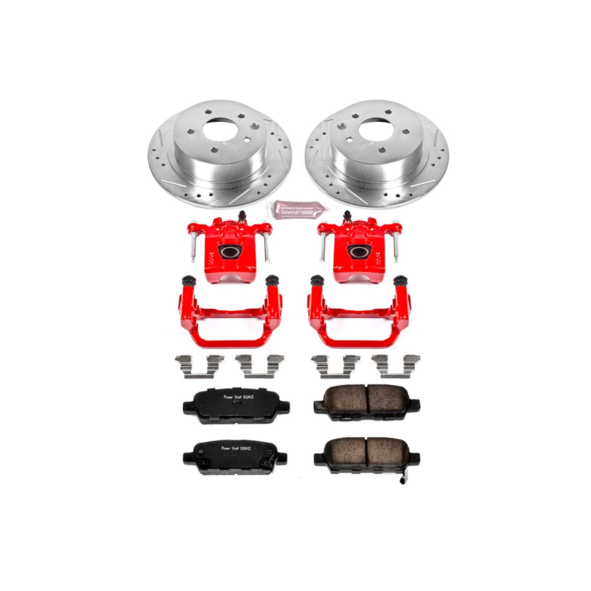 PowerStop Power Stop 10-12 Nissan Altima Z23 Evolution Kit w/ Calipers - Rear KC098A