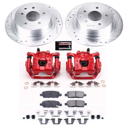 PowerStop Power Stop 07-10 Nissan Sentra Z23 Evolution Kit w/ Calipers - Rear KC098B