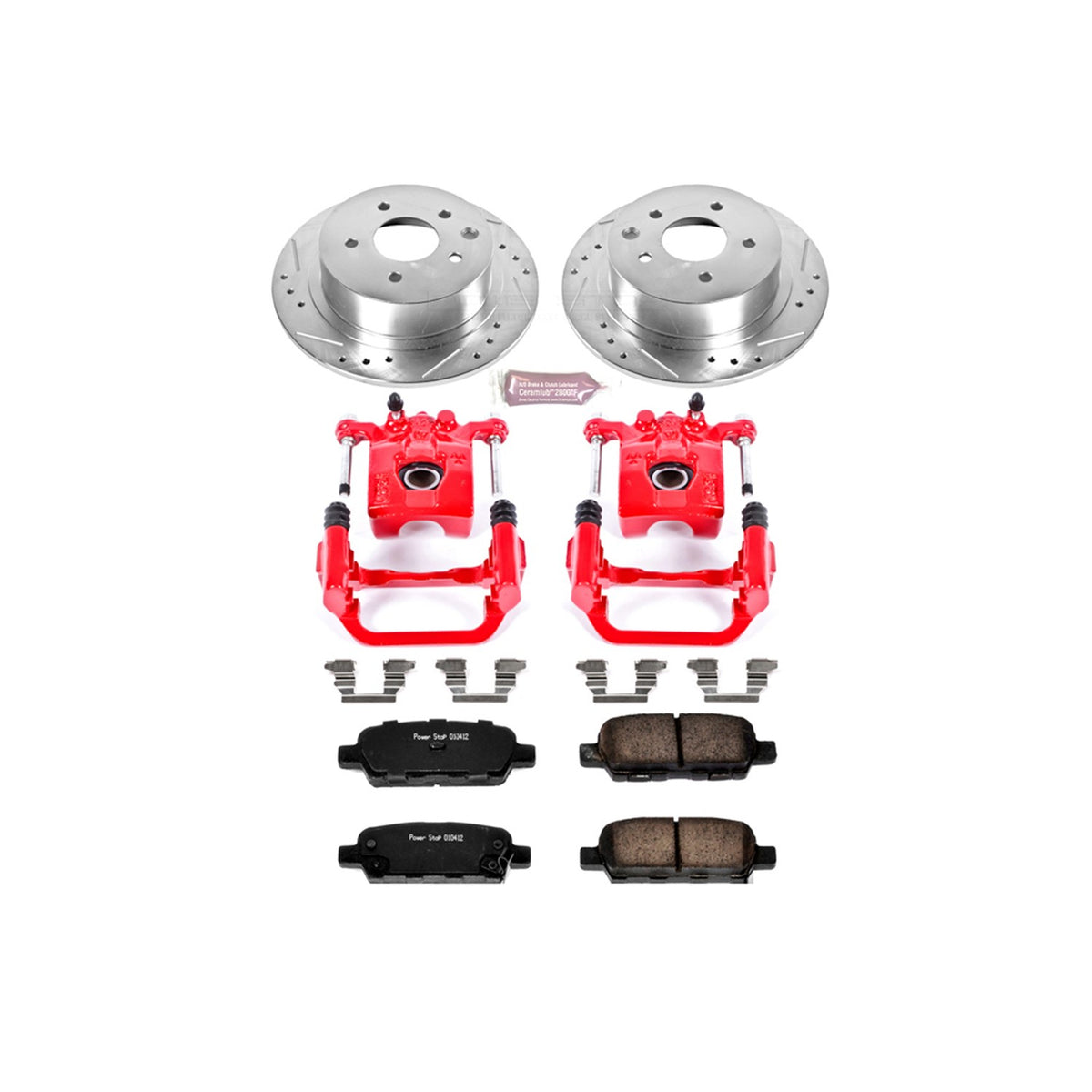 PowerStop Power Stop 02-06 Nissan Altima Z23 Evolution Kit w/ Calipers - Rear KC098