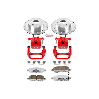 PowerStop Power Stop 03-05 Infiniti G35 Rear Z26 Street Warrior Brake Kit w/Calipers KC103-26
