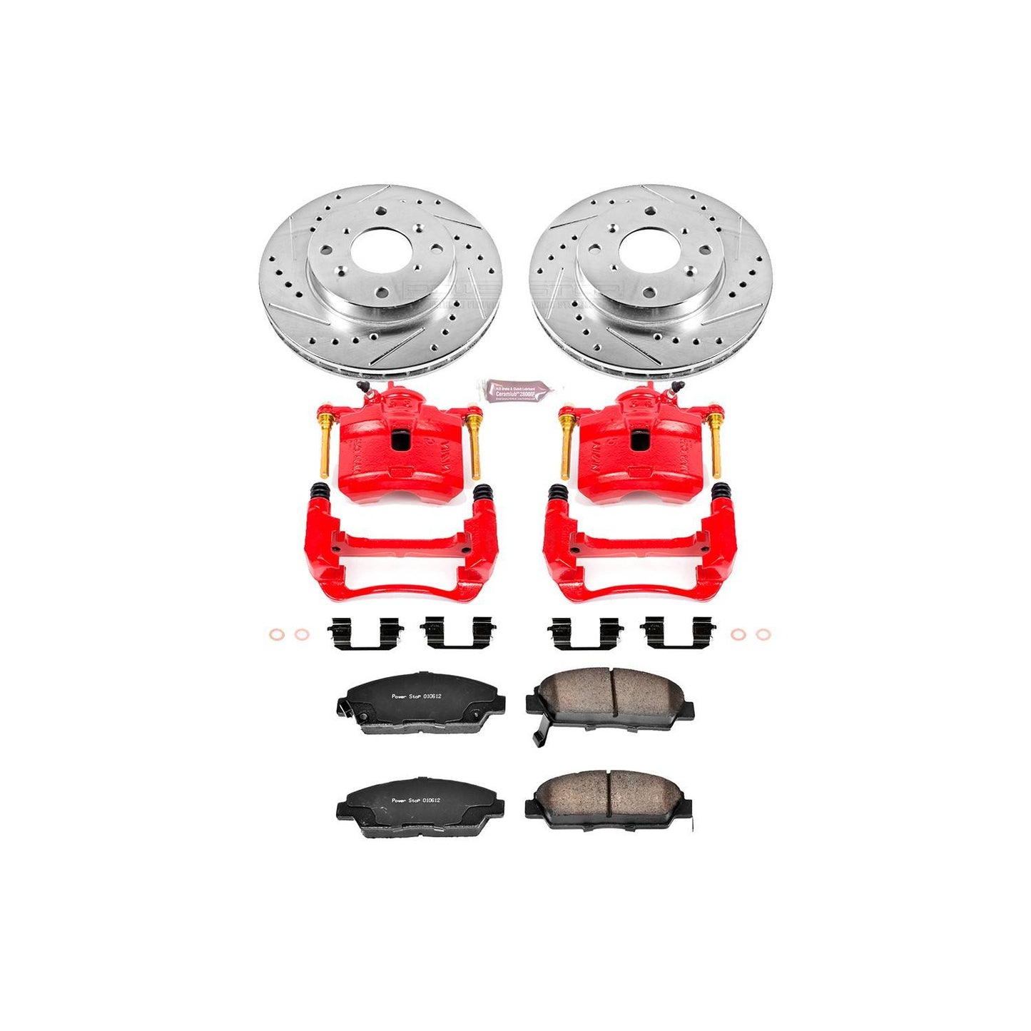 PowerStop Power Stop 92-96 Honda Prelude Z23 Evolution Kit w/ Calipers - Front KC1033