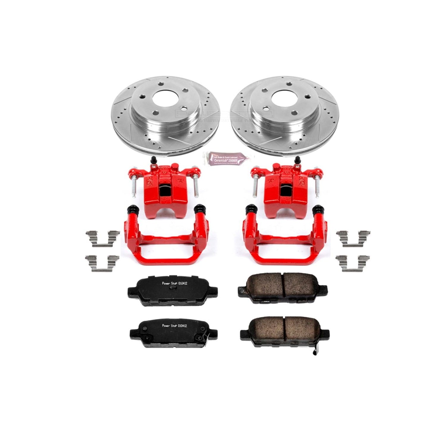 PowerStop Power Stop 03-05 Infiniti G35 Z23 Evolution Kit w/ Calipers - Rear KC103