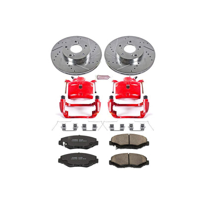 PowerStop Power Stop 02-04 Honda CR-V Z23 Evolution Kit w/ Calipers - Front KC1043