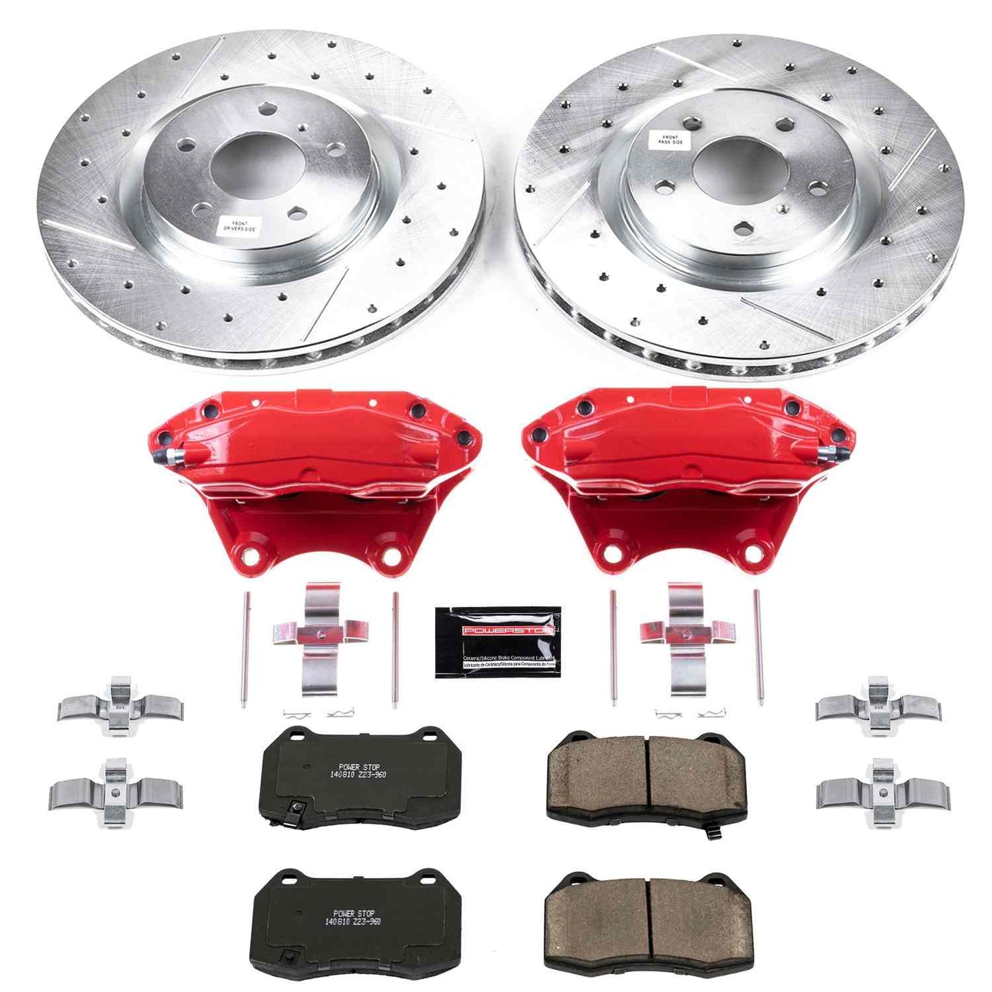 PowerStop Power Stop 03-04 Infiniti G35 Z23 Evolution Kit w/ Calipers - Front KC104