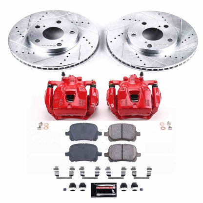 PowerStop Power Stop 97-01 Lexus ES300 Z23 Evolution Kit w/ Calipers - Front KC1058