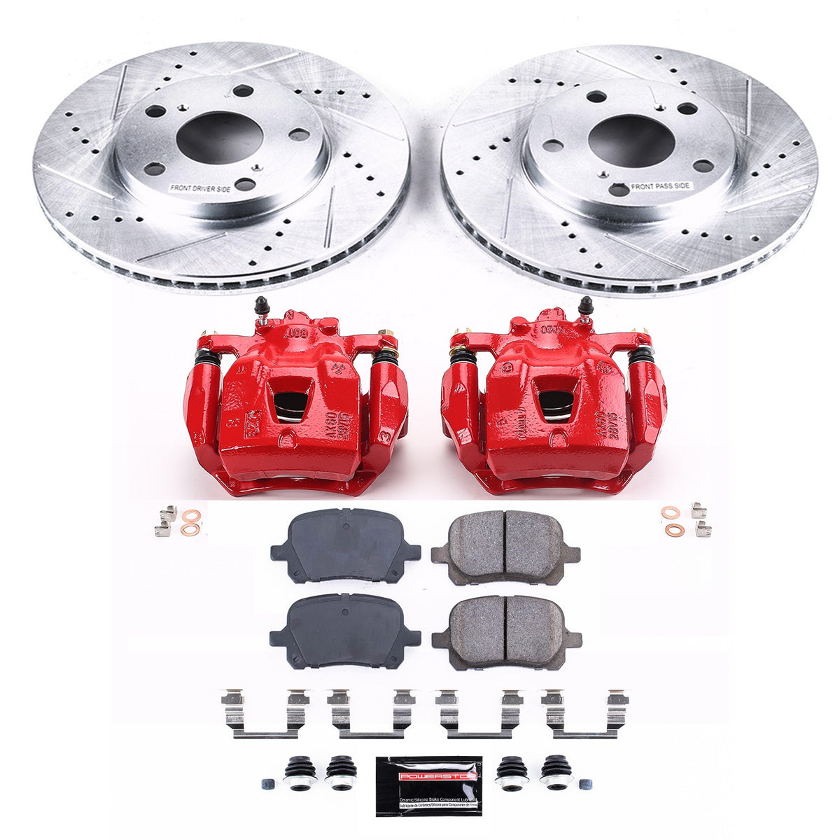 PowerStop Power Stop 97-01 Lexus ES300 Z23 Evolution Kit w/ Calipers - Front KC1058