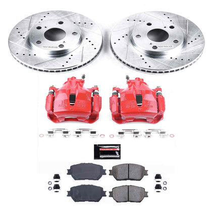 PowerStop Power Stop 02-06 Toyota Camry Z23 Evolution Kit w/ Calipers - Front KC1064