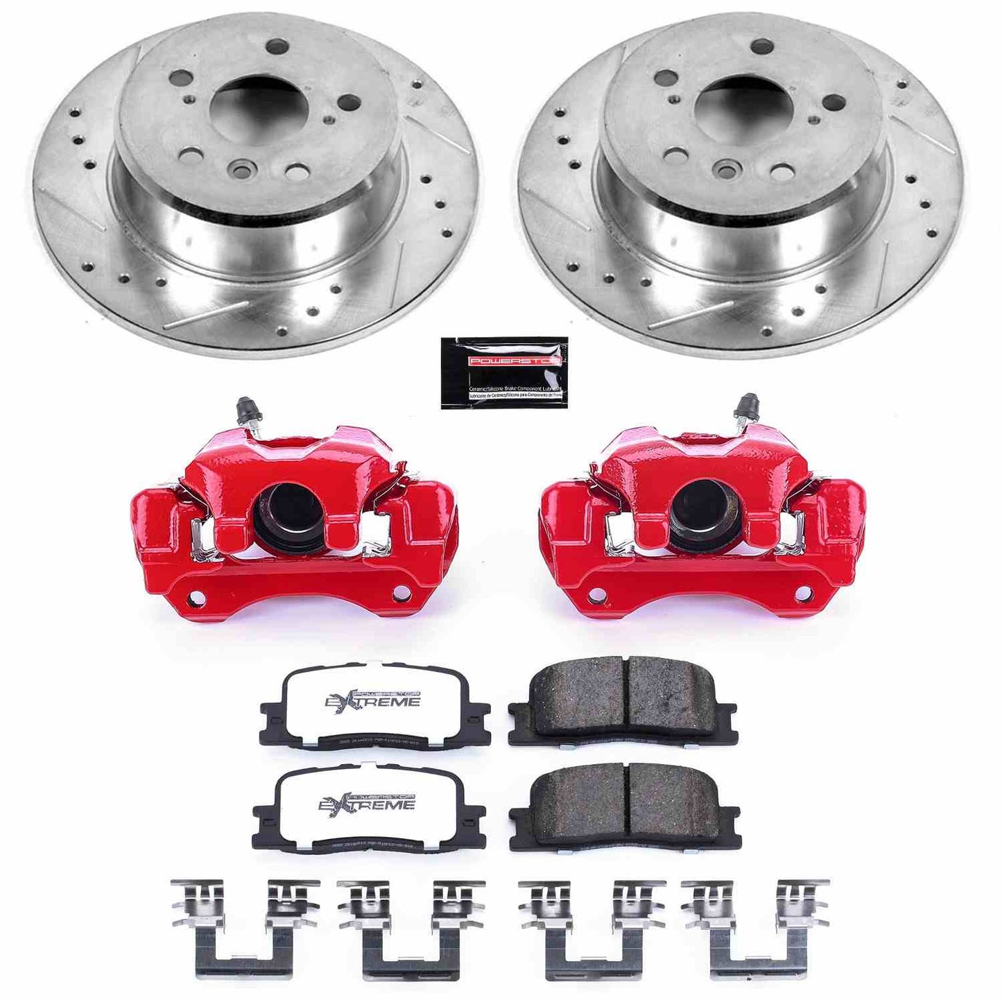 PowerStop Power Stop 01-03 Toyota High Lander Rear Z36 Truck & Tow Brake Kit w/Calipers KC1069-36