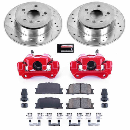 PowerStop Power Stop 01-03 Toyota High Lander Z23 Evolution Kit w/ Calipers - Rear KC1069