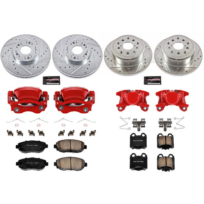 PowerStop Power Stop 01-05 Lexus IS300 Z23 Evolution Kit w/ Calipers - Front and Rear KC1079A