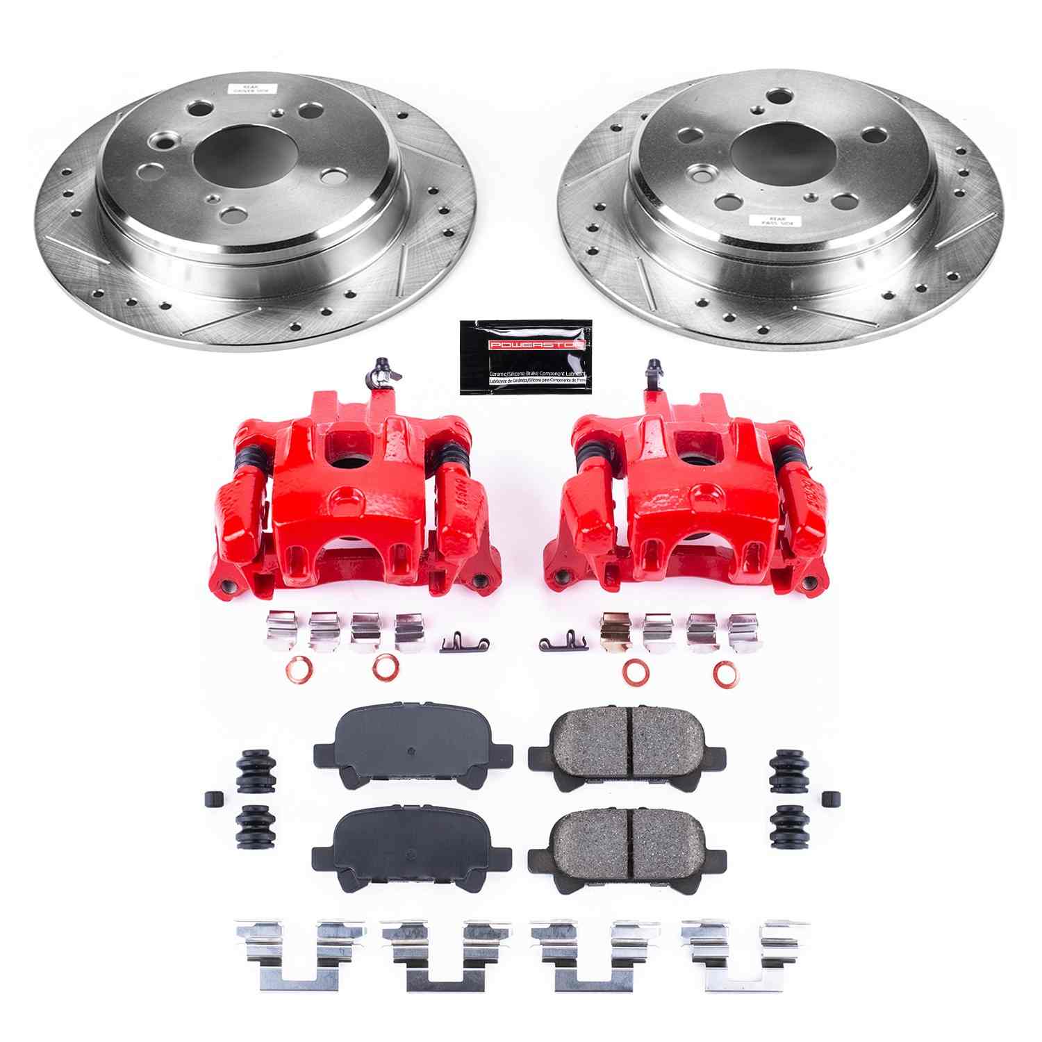 PowerStop Power Stop 00-01 Toyota Camry Z23 Evolution Kit w/ Calipers - Rear KC1083A