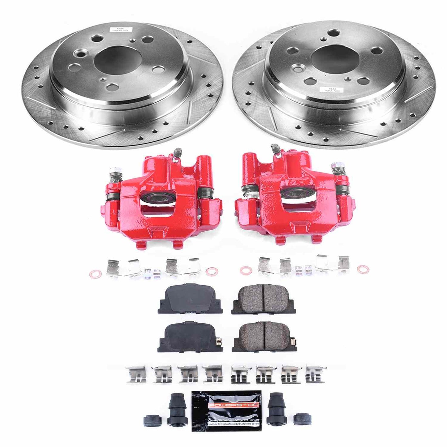 PowerStop Power Stop 00-01 Lexus ES300 Z23 Evolution Kit w/ Calipers - Rear KC1084