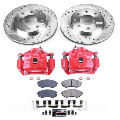 PowerStop Power Stop 99-01 Hyundai Sonata Z23 Evolution Kit w/ Calipers - Front KC1087B