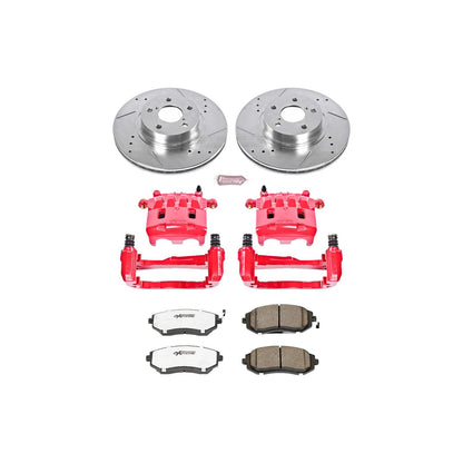 PowerStop Power Stop 05-06 Saab 9-2X Front Z26 Street Warrior Brake Kit w/Calipers KC1124-26
