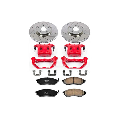 PowerStop Power Stop 08-12 Infiniti EX35 Z23 Evolution Kit w/ Calipers - Front KC112B
