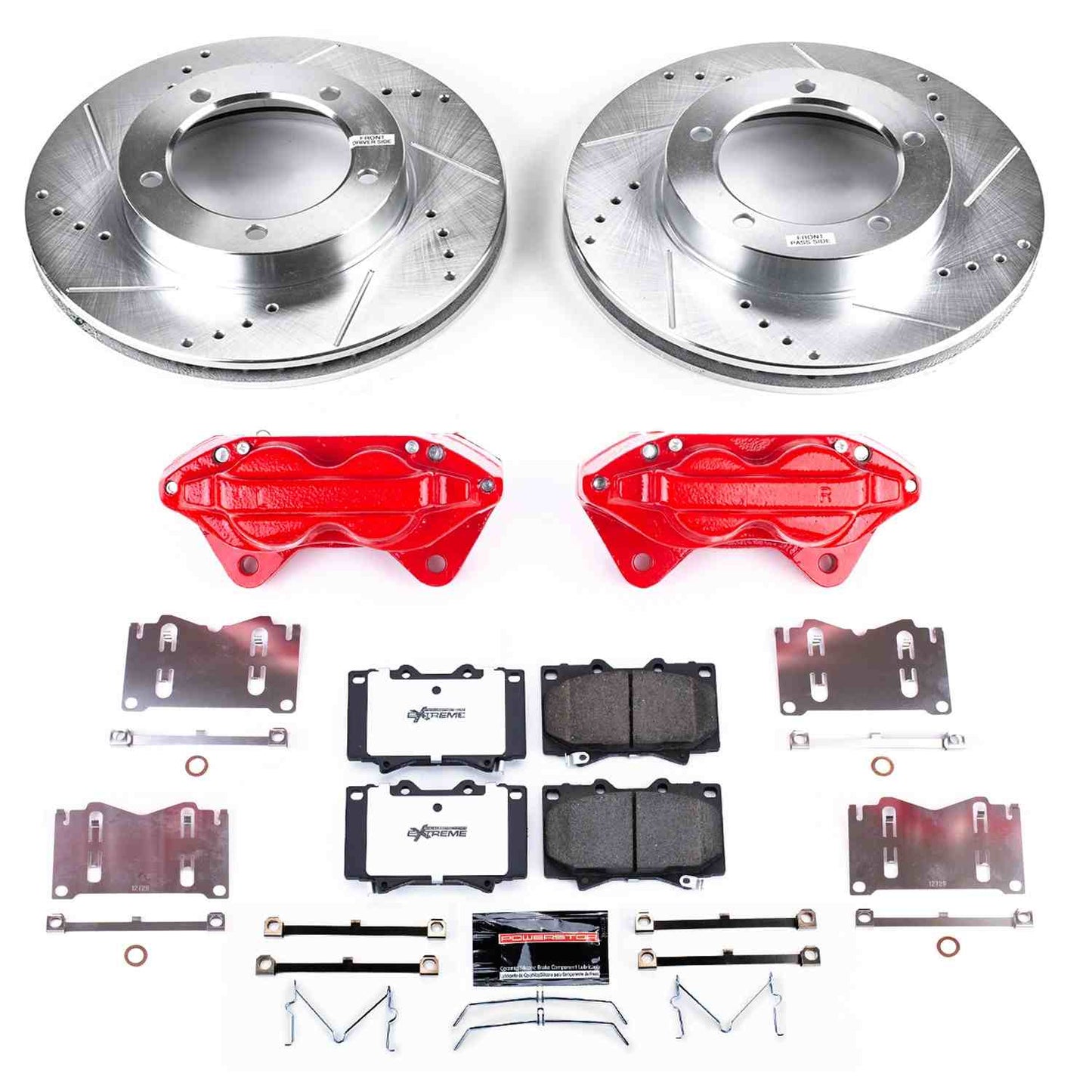 PowerStop Power Stop 98-02 Lexus LX470 Front Z36 Truck & Tow Brake Kit w/Calipers KC1132-36