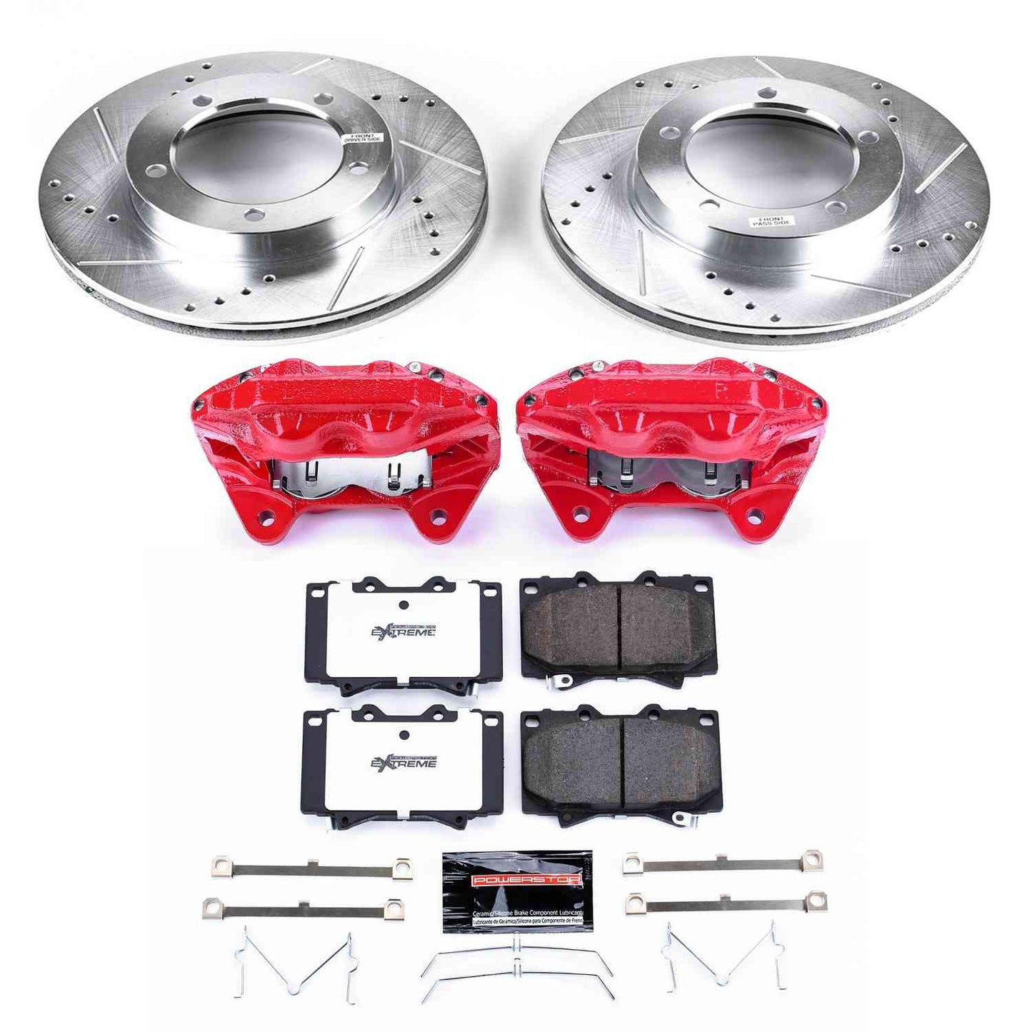 PowerStop Power Stop 03-07 Lexus LX470 Front Z36 Truck & Tow Brake Kit w/Calipers KC1132A-36