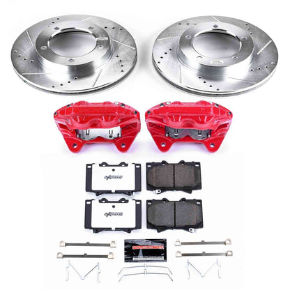 PowerStop Power Stop 03-07 Lexus LX470 Front Z36 Truck & Tow Brake Kit w/Calipers KC1132A-36