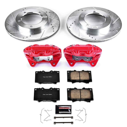 PowerStop Power Stop 03-07 Lexus LX470 Z23 Evolution Kit w/ Calipers - Front KC1132A