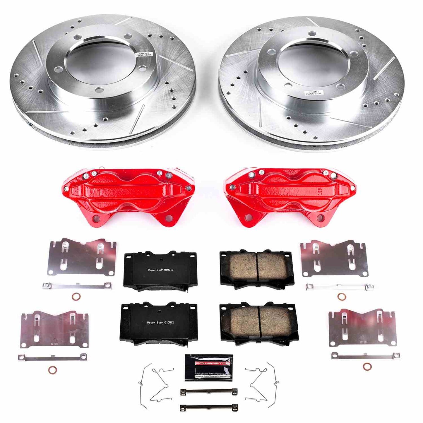 PowerStop Power Stop 98-02 Lexus LX470 Z23 Evolution Kit w/ Calipers - Front KC1132