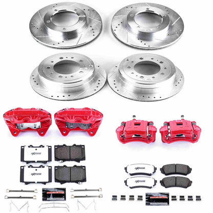 PowerStop Power Stop 03-07 Lexus LX470 Z36 Truck and Tow Kit w/ Calipers - Front and Rear KC1133A-36