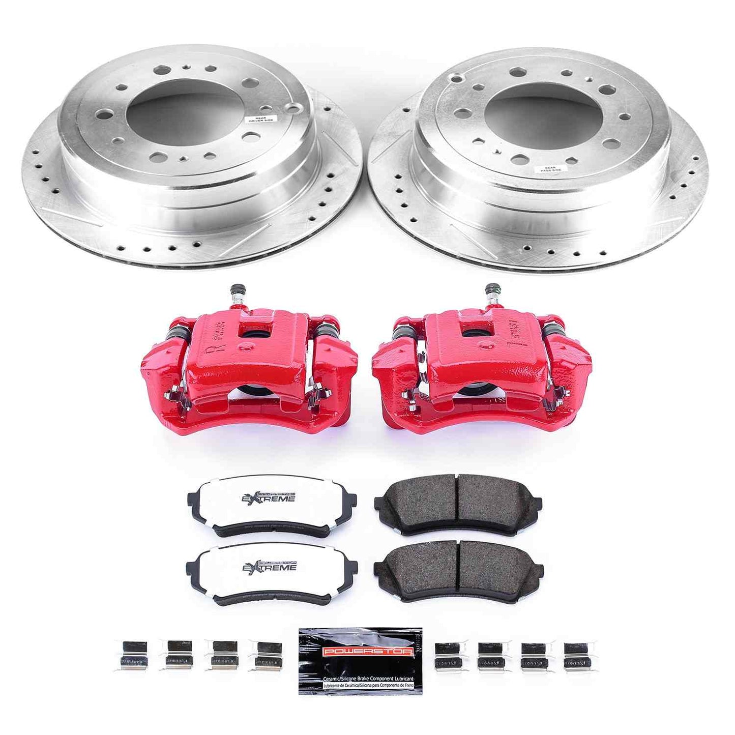 PowerStop Power Stop 98-07 Lexus LX470 Rear Z36 Truck & Tow Brake Kit w/Calipers KC1134-36