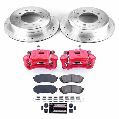 PowerStop Power Stop 98-07 Lexus LX470 Z23 Evolution Kit w/ Calipers - Rear KC1134