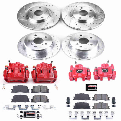 PowerStop Power Stop 04-06 Lexus ES330 Z23 Evolution Kit w/ Calipers - Front and Rear KC1142