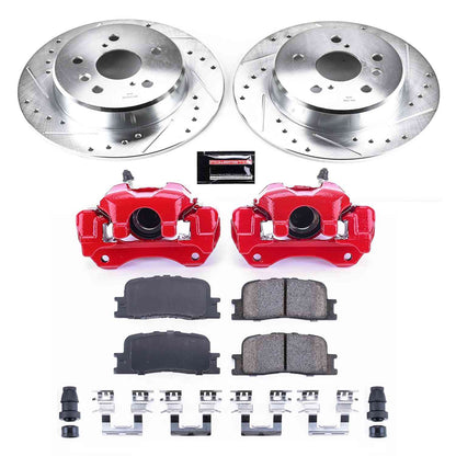 PowerStop Power Stop 01-03 Toyota High Lander Z23 Evolution Kit w/ Calipers - Rear KC1148A